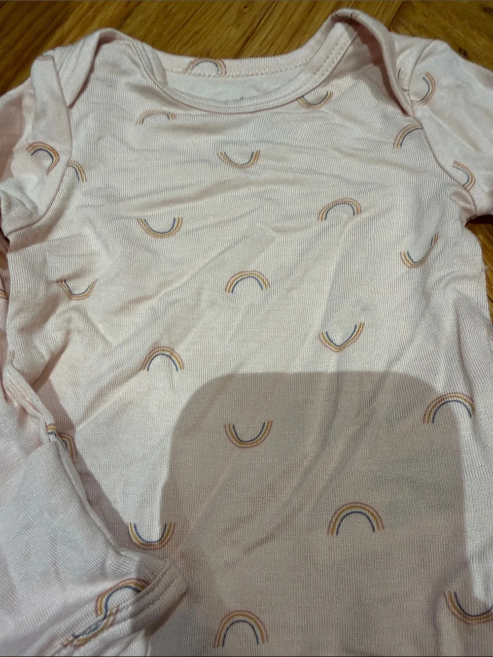 Carter’s 2 pieces long sleeves onesies with foldable hand mittens